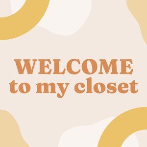 WELCOME to my closet!! :)